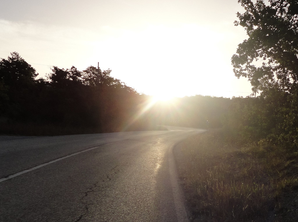 fantasma di biker nella luce