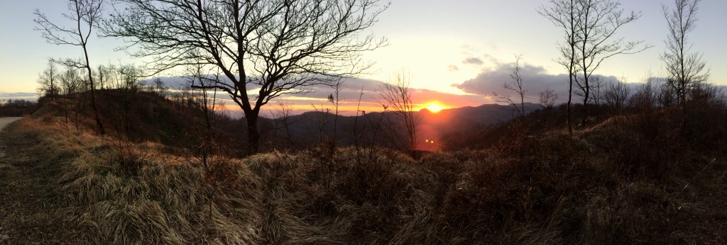 Tramonto dalla Cima Le Fienaie